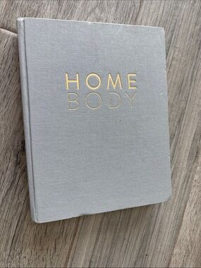 Home Body -Joanna Gaines Coffee Table Book — Light Gray Cover with Gold Foil